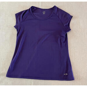 Champion Women’s Duo Dry Purple  Athletic Top Size Medium